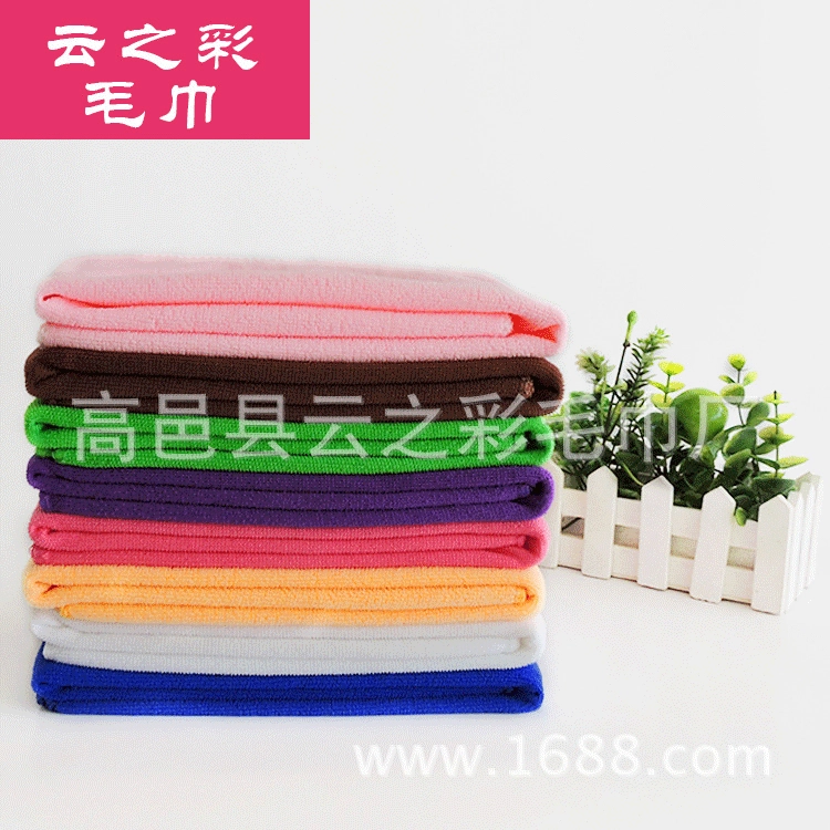 Цвета конфеты детского сада полотенца микрофибер 150 г поставка фабрики полотенца чистки сплошного цвета особенного Небольшая Квадратная