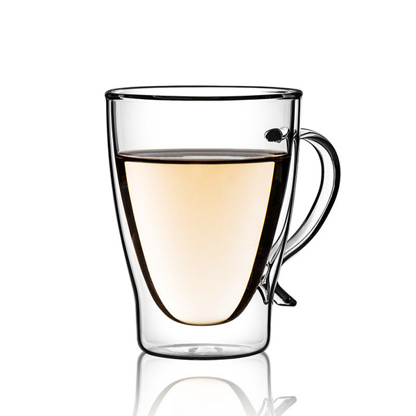 High borosilicate glass coffee cup