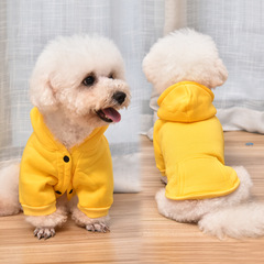 Pet clothes autumn and winter items, dog hats, warm sweaters, two-legged clothes, cat, Teddy, Bichon pet clothing wholesale