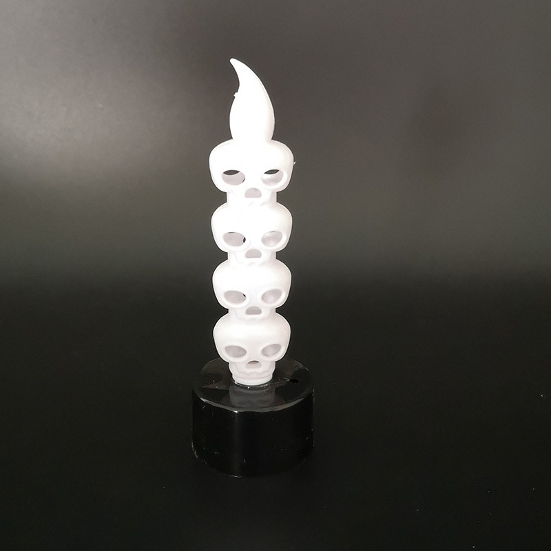 Lámpara de Halloween nueva Decoración Accesorios cráneo lámpara LED electrónica vela lámpara horror calabaza lámpara luz de la noche