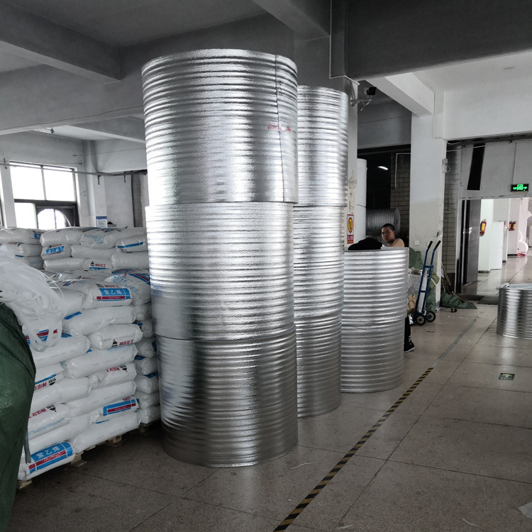 源头厂家铝箔复合珍珠棉 EPE珍珠棉保温隔热单面复合珍珠棉防潮