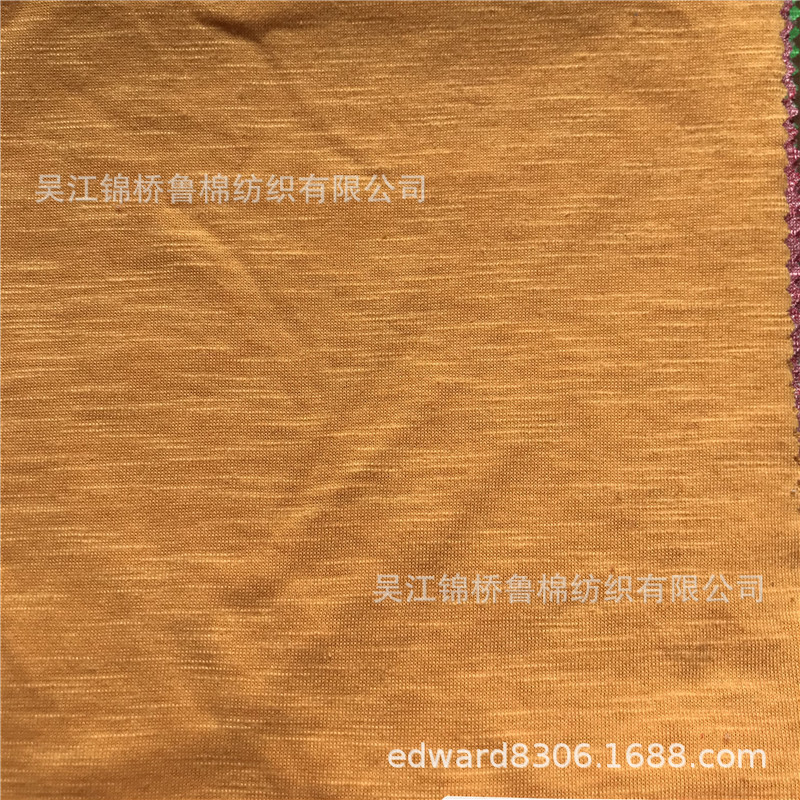 全棉竹节纱10支涤棉tc12S涤粘TR弹力竹节纱16s人棉亚麻粘胶莱卡纱