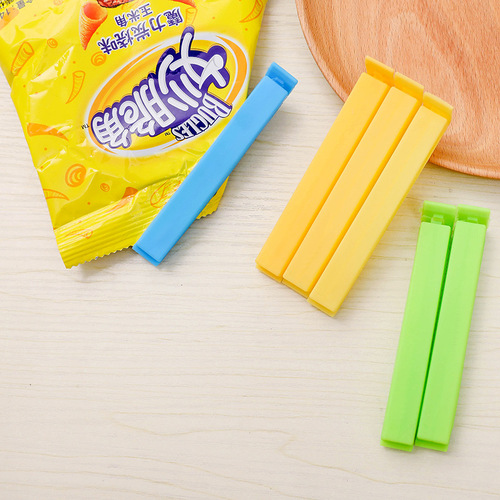 Creative candy color sealing clip plastic bag sealing clip fresh snack food clip tea sealing clip