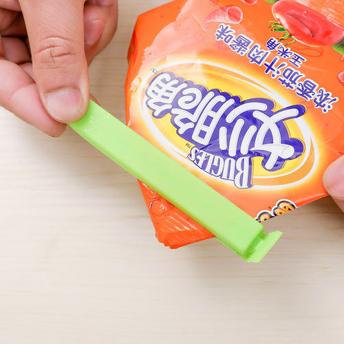 Creative candy color sealing clip plastic bag sealing clip fresh snack food clip tea sealing clip