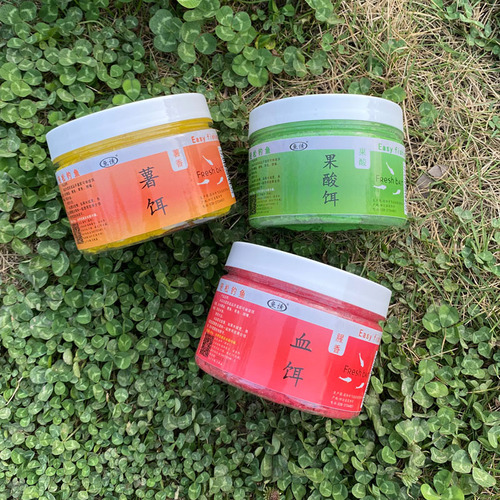 Fish luring blood bait, potato bait, no mixing bait, black pit wild fishing, crucian carp, carp, grass fish bait, wet bait for fishing big fish bait