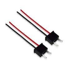 跨境热销 汽车插座线led H7 hid h7 防水公母接头插头带线