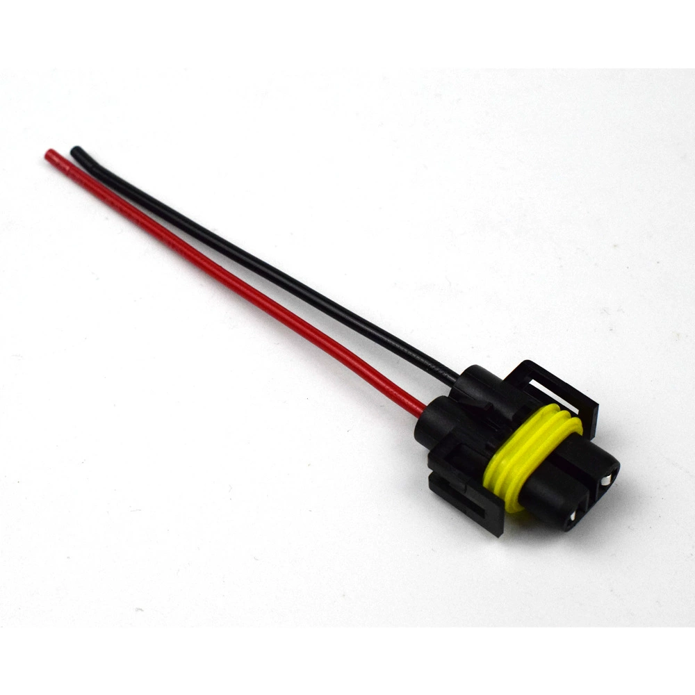 Автомобильный разъемный кабель для LED/HID H11 H9 H8 880 H16JP, водонепроницаемый, гнездовой соединитель