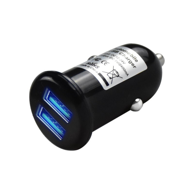 Car Charger Mobile Phone Modification Accessory Dual USB Car Charger Standard 3.1A Fan Gift Fast Car Use