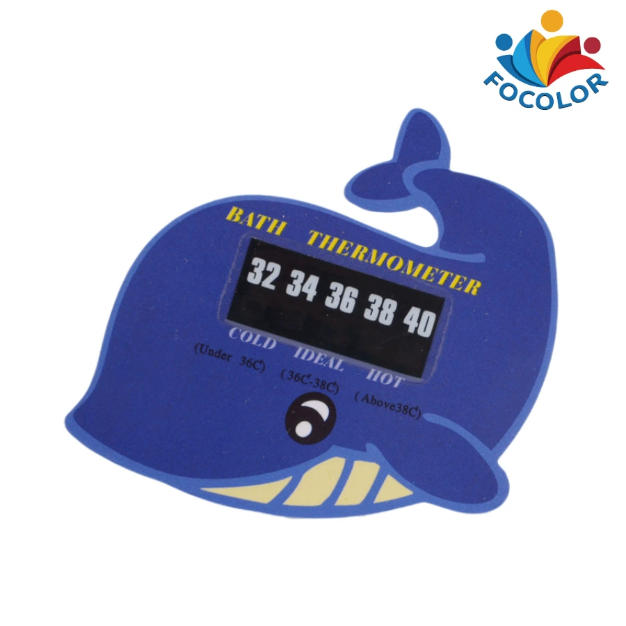 Поставка детской ванны измерения температуры воды карты ПВХ LCD цветной термометр Крытый термометр карты