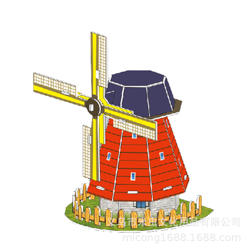 3D rompecabezas tridimensional para niños juguetes para padres e hijos construcción casa rompecabezas hecho a mano modelo de papel regalo ensamblaje interactivo