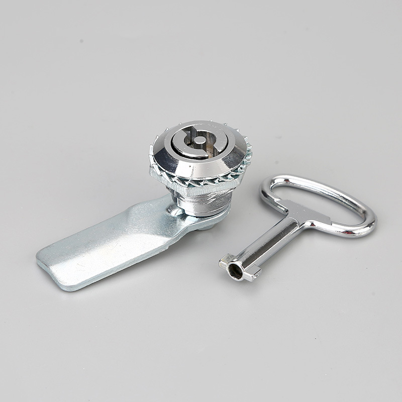 MS705 cerradura de acero inoxidable triángulo cerradura cilindro cubo de basura cerradura caja eléctrica cerradura de la puerta del gabinete cerradura de aleación de zinc cerradura cilíndrica cerradura de la lengua