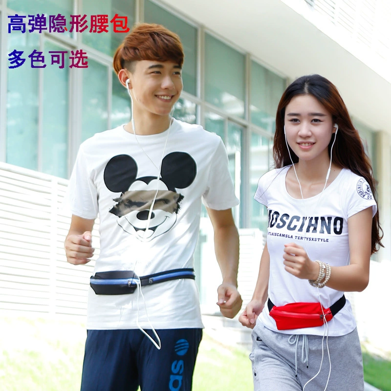 Summer travel sports belt bag for gym, purse, invisible travel bag, anti-theft