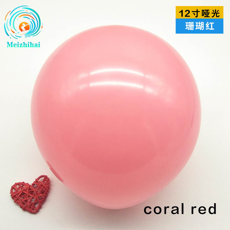 Set de Globos Mate de 12 Pulgadas, Gruesos, Personalizados para Cumpleaños Infantiles, Decoración de Bodas y Arreglos de Globos Coloridos