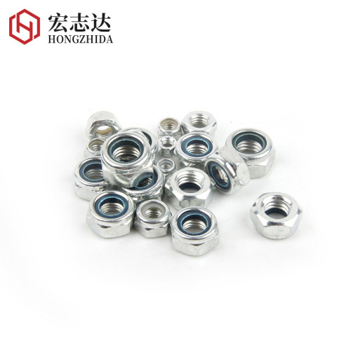 Stainless steel anti-loosening nut Anti-retraction nylon nut Anti-removal anti-removal locking self-locking nut M4M5M6M8M10