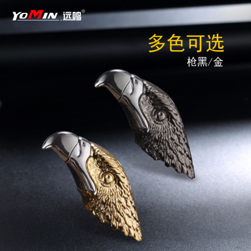 Inflatable open flame eagle head lighter metal induction cigarette lighter personalized creative birthday gift night market source