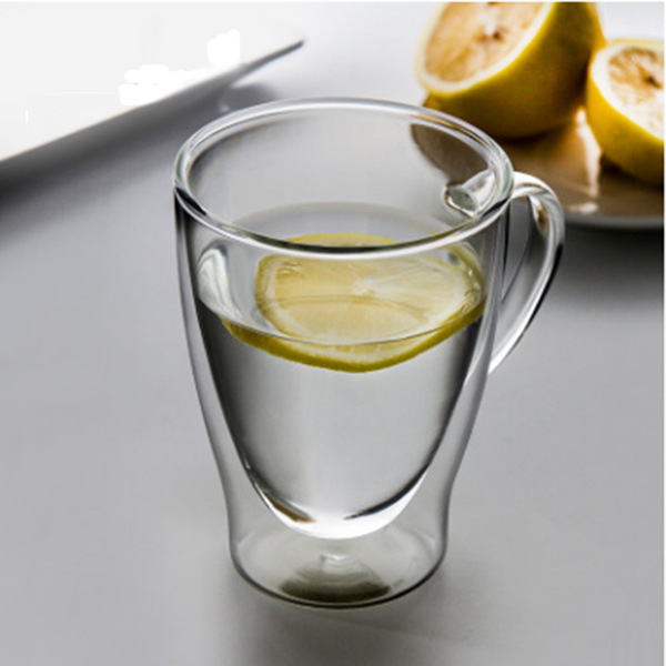 High borosilicate glass coffee cup