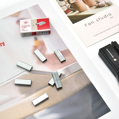 Yuanchang stationery small staplers 10# binding staples office supplies 1000 pieces/box staplers wholesale