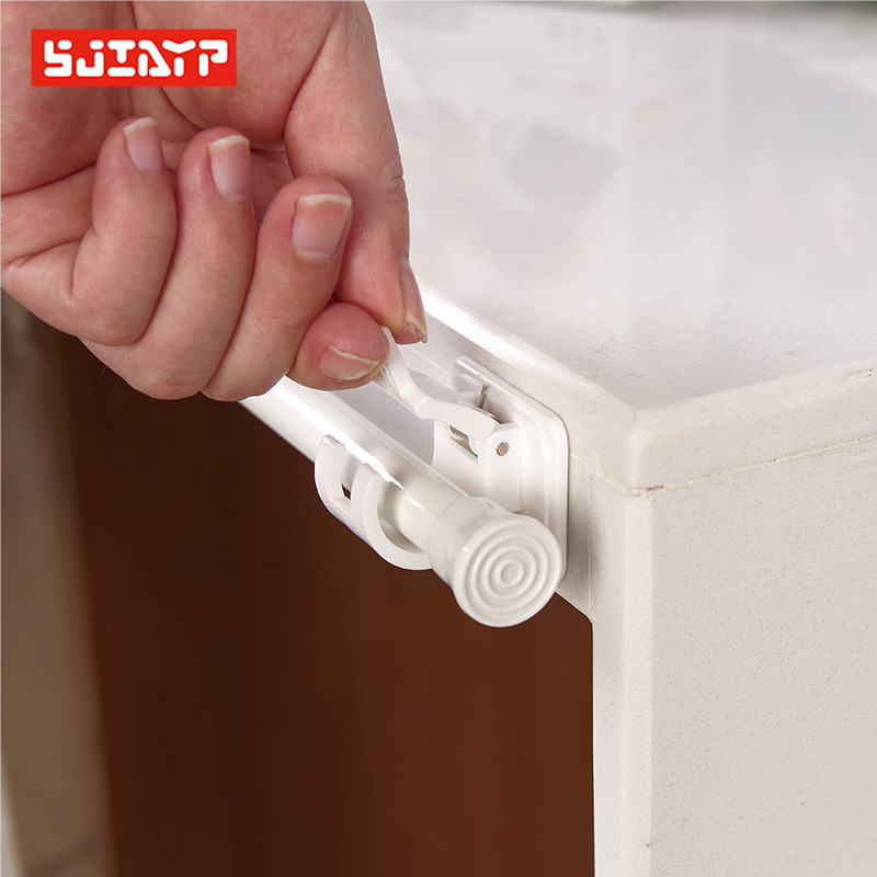 Japan SJIAYP stick hanging clip hook resin sticky hook Rod shower curtain curtain rod hanging clip 2PCs