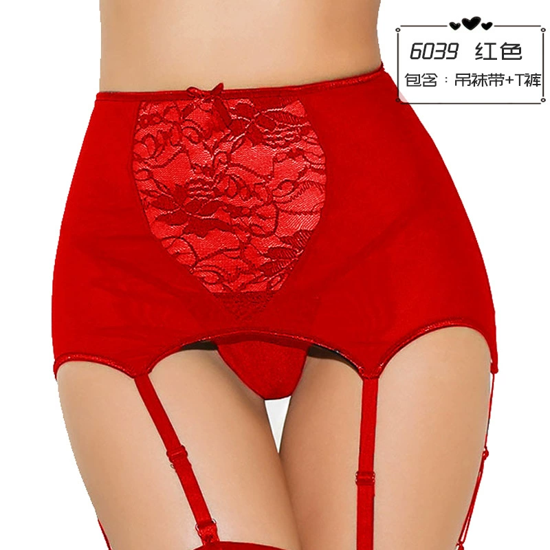 幻情 Sexy underwear, set, European style, high waist, plus size