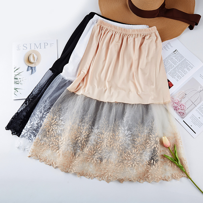 spring summer lace skirt for side table