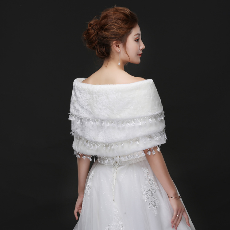 velvet cloak for bride