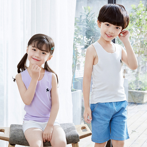 Children's thin summer vest