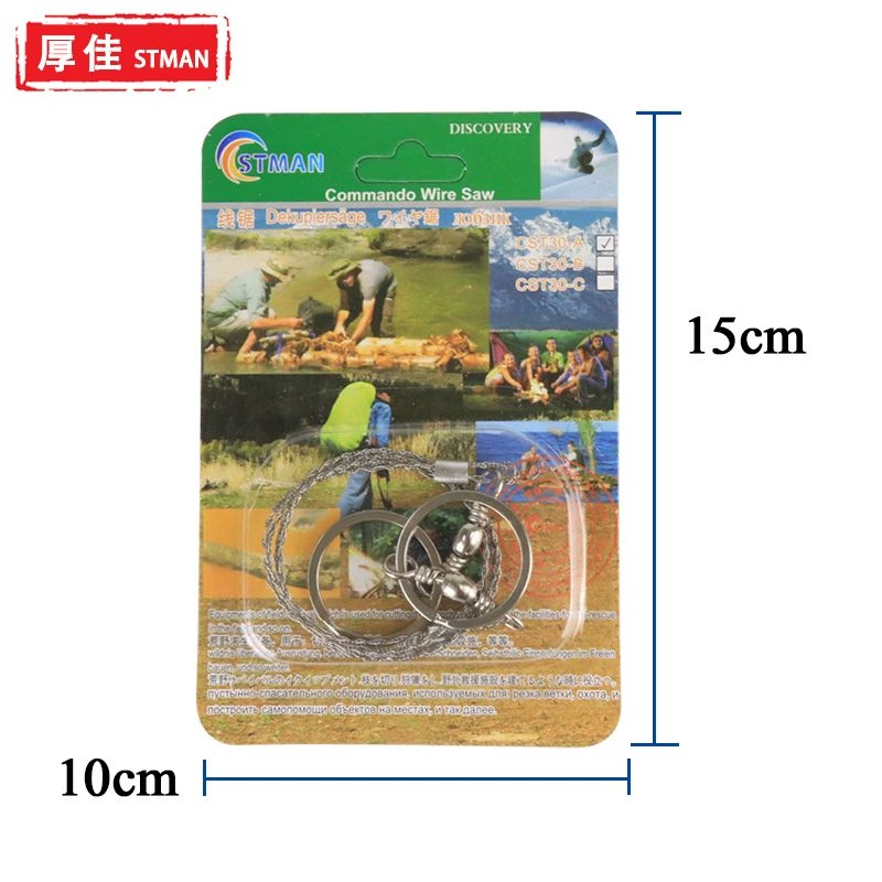 111 открытый провод выживания увидел провод пилы спасательные пила может вращаться на 360 градусов поставки нержавеющей стали пила