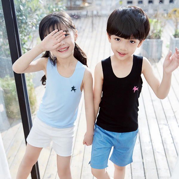Children's thin summer vest