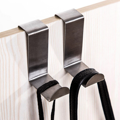Stainless steel 304 clothes hanger wind hook kitchen bathroom round pipe hanger hook active hanging hook tube sleeve hook