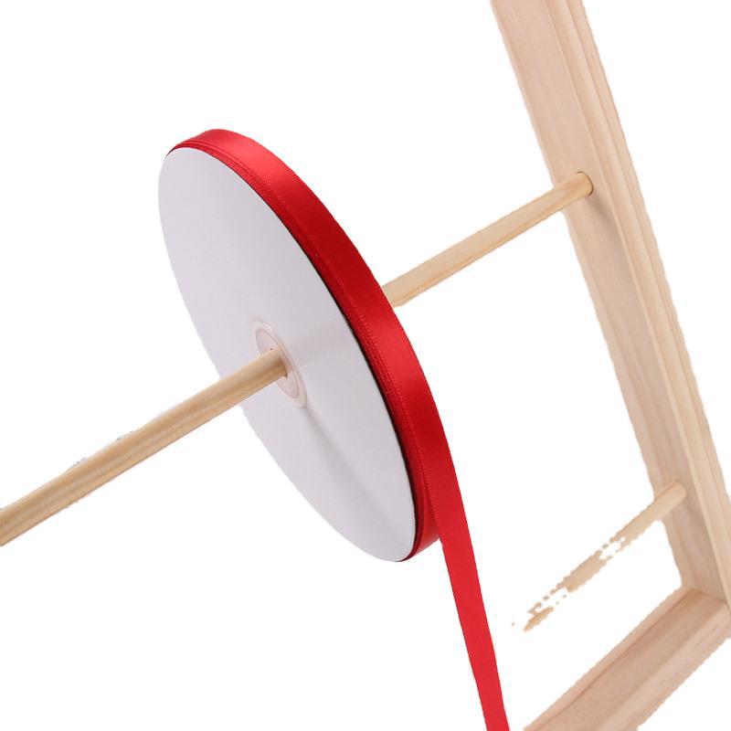 1cm cinta de poliéster al por mayor cinta de color sólido cinta de tela flor material de embalaje regalo arco cinta