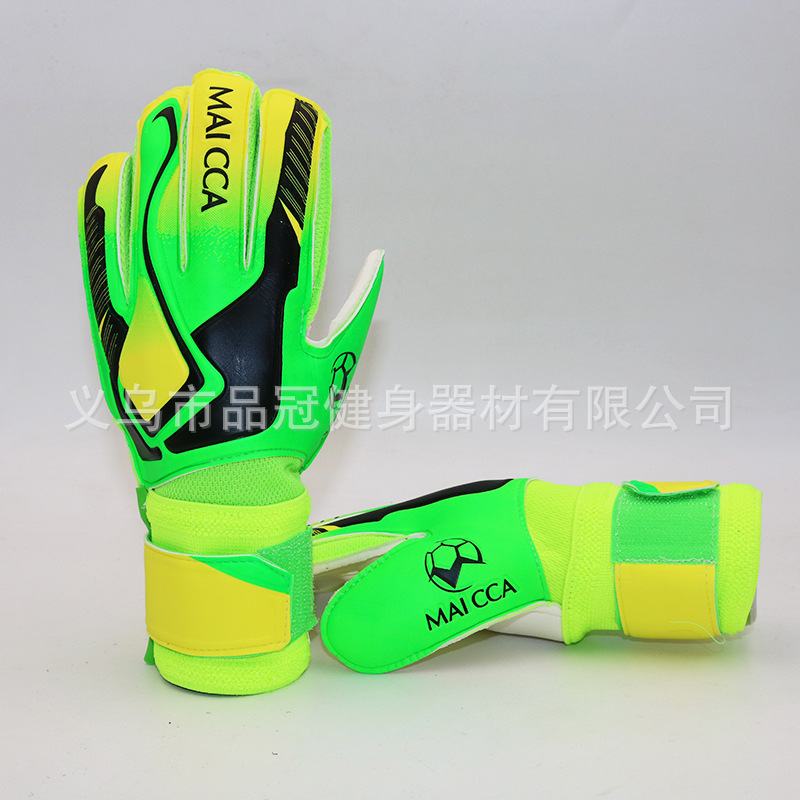 Guantes de portero de fútbol portero adulto niños profesional Escuela Primaria estudiante dedo guardia equipo antideslizante entrenamiento guantes resistentes al desgaste