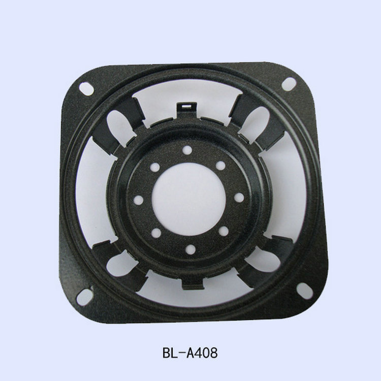 厂家直销 4寸汽车喇叭铁盆架 电声喇叭配件盆架 多媒体喇叭盆架
