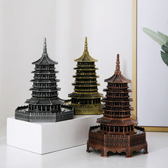 雷峰塔模型手工雷峰塔紀念品家居擺件杭州禮旅遊朋友同事生日禮物