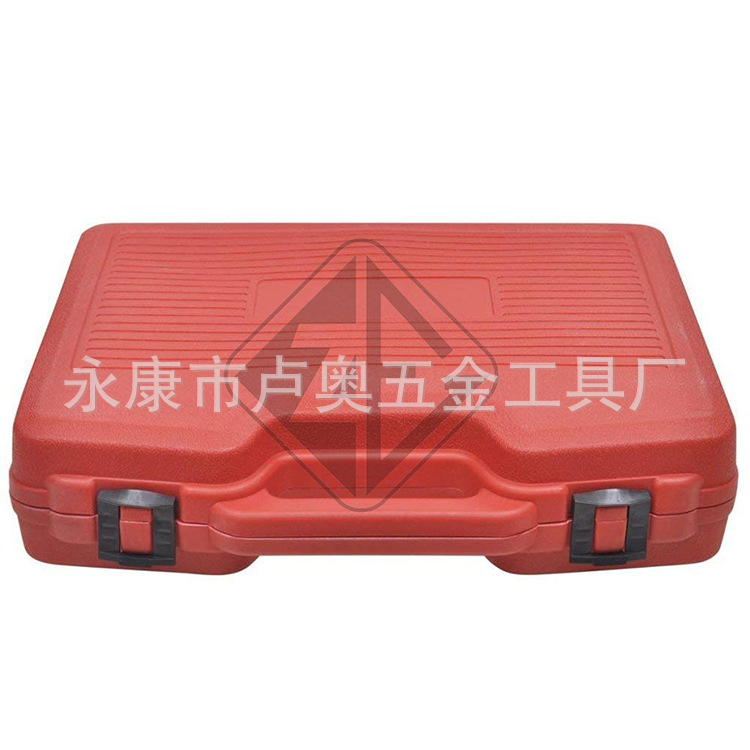 18 unidades herramienta de detección de fugas del tanque de agua del coche sistema de refrigeración detector de fugas presión del tanque de agua medidor de presión traje