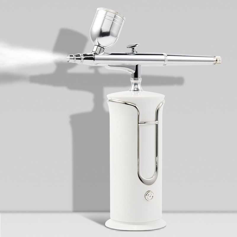 Inyector de oxígeno carga doméstica portátil medidor de oxígeno de agua pistola de alta presión atomización hidratante pluma instrumento de belleza al por mayor