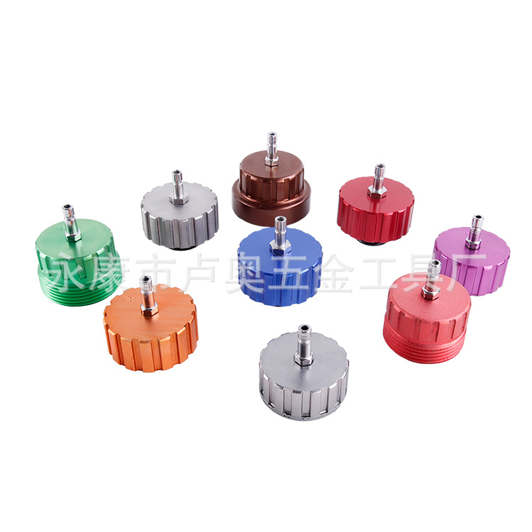 Juego de 21 piezas tanque de agua de automóvil medidor de presión tanque de agua herramienta de detección de fugas medidor de detector de fugas de automóvil tanque de agua medidor de aire bomba