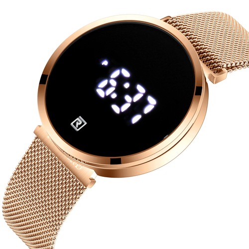 Reward foreign trade LED watch touch screen digital display electronic watch luminous waterproof multifunctional student watch