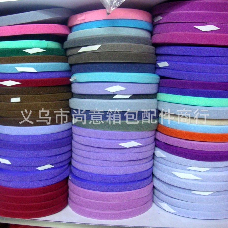 现货供应1.6cm粘扣带 2cm彩色魔术贴10cm涤纶粘扣带黑白色魔术贴