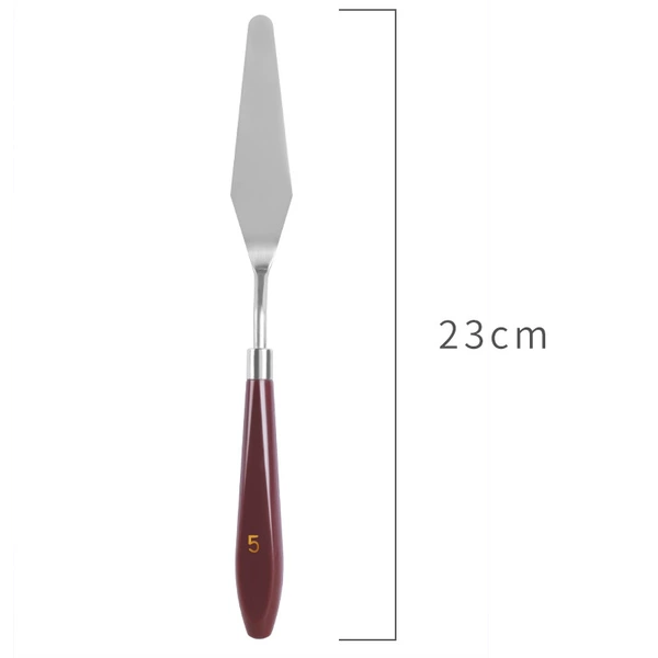 No. 5 plastic handle oil painting knife