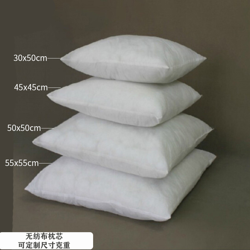 Cross-Border Car Sofa High Elastic Pillow Cushion Pillow Core Three-Dimensional Pp Cotton Hotel Pillow Core Manufacturer Wholesale