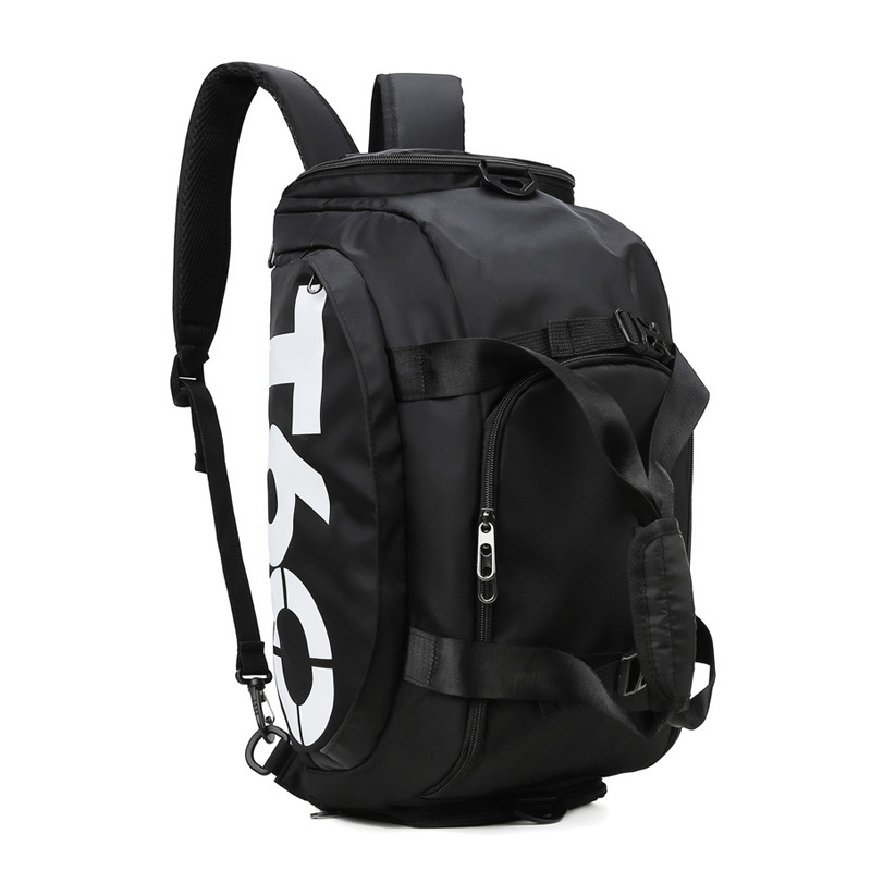 Bolsa de deportes al aire libre, bolsa de fitness, impermeable, separación en seco y húmedo, mensajero multifuncional de gran capacidad, bolsa de viaje portátil, bolsa de lona