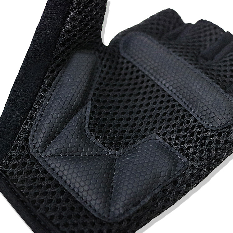 Venta Directa de fábrica TOP-RACERS negro transpirable malla ciclismo medio dedo guantes de entrenamiento deportivo guantes de fitness
