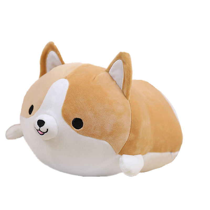 Corgi suave muñeca almohada Corgi peluche juguete grasa diesel perro abajo algodón muñeca dormir Shiba Inu almohada