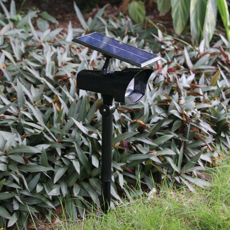 2023 Yinghao solar LED proyector de proyección al aire libre a prueba de agua de doble uso plug-in de piso lámpara de pared patio paisaje lámpara de calle
