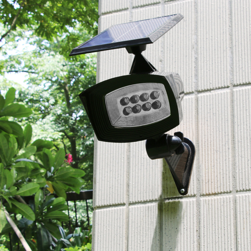 2023 Yinghao solar LED proyector de proyección al aire libre a prueba de agua de doble uso plug-in de piso lámpara de pared patio paisaje lámpara de calle