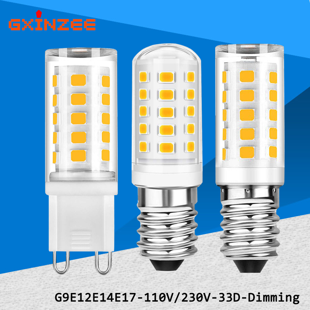 Transfronterizo LED lámpara de maíz G9 atenuación de cerámica sin estroboscópico 110V E12E17 G9 llevó el bulbo del maíz