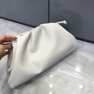 Shoulder bag, solid color one-shoulder bag, Korean style, genuine leather