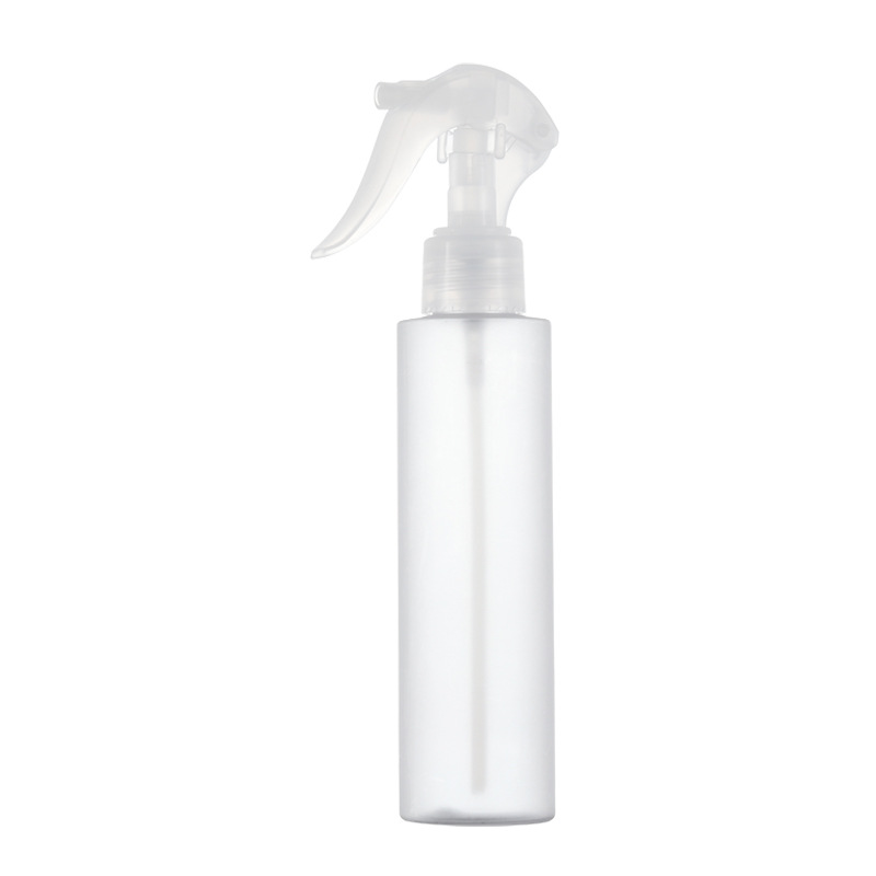 En stock PET helado plástico mano botón boquilla 150ml alcohol desinfección botella Xumin material de embalaje