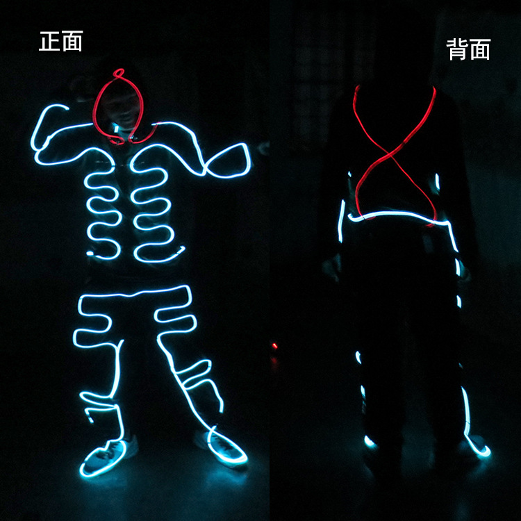 American talent show fluorescente danza el luz fría ropa luminosa temporada de graduación Reunión Anual LED láser danza apoyos del funcionamiento