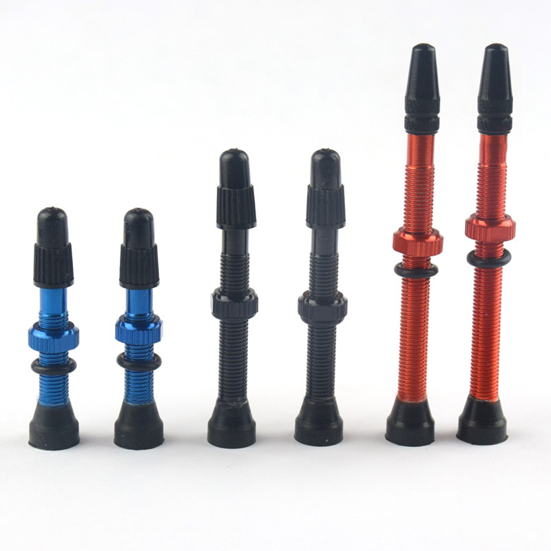 Mountain Road bicycle tubeless valve colorful French vacuum valve aluminum alloy tire valve core